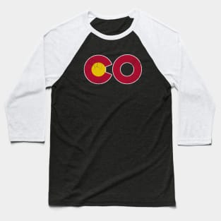Colorado CO State Flag Baseball T-Shirt